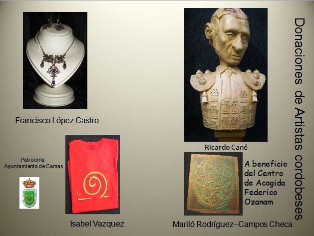 Exposición y venta obras del Colectivo de artistas cordobeses, a beneficio del centro de acogida Federico Ozanam