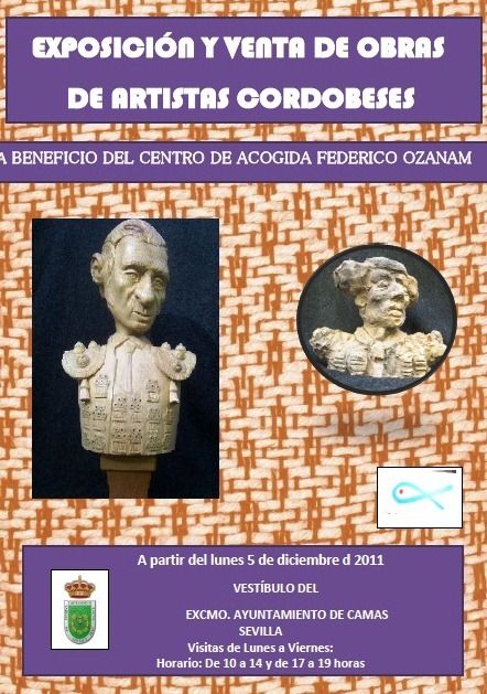 Exposición y venta obras del Colectivo de artistas cordobeses, a beneficio del centro de acogida Federico Ozanam