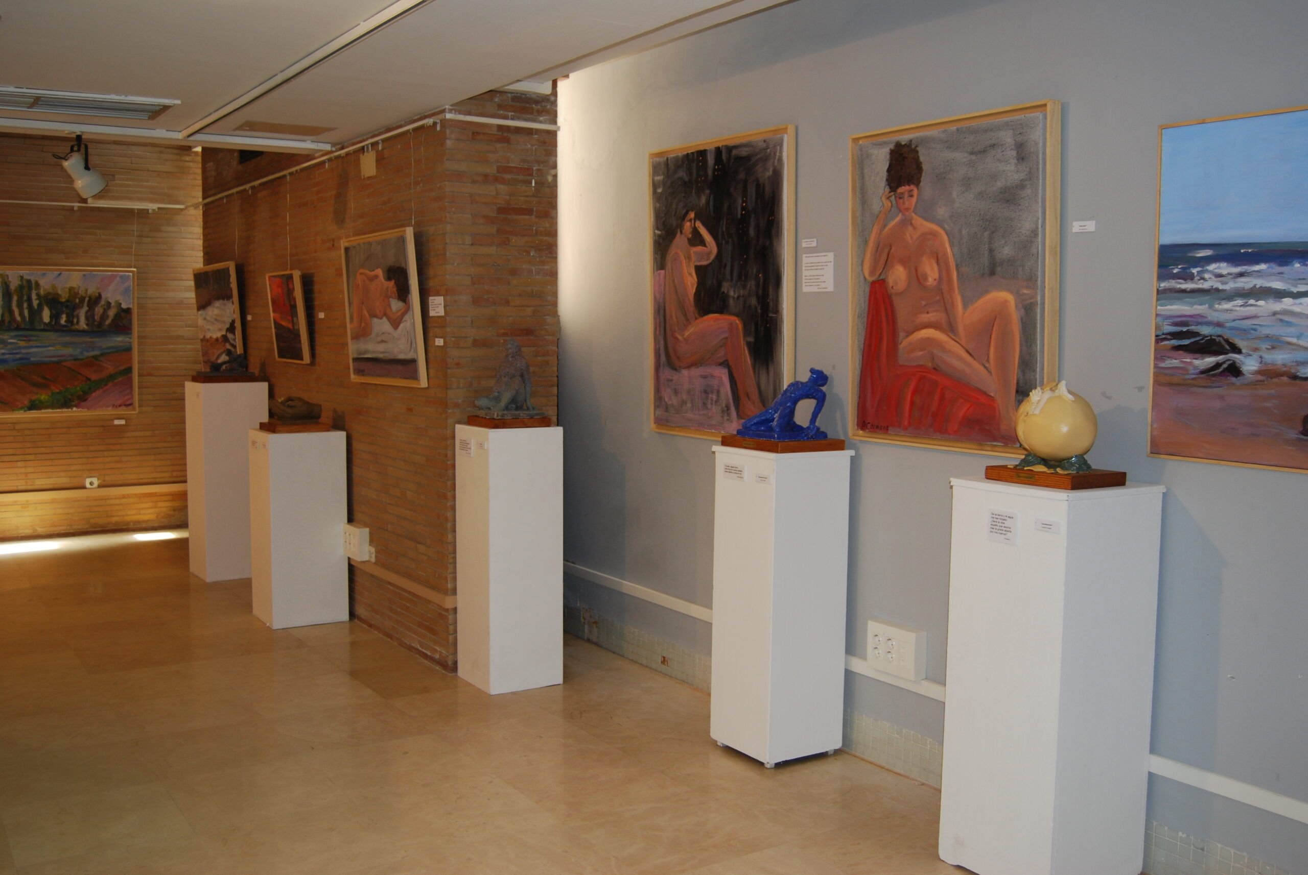 Exposición “Sentimientos en el arte: escultura y pintura”.