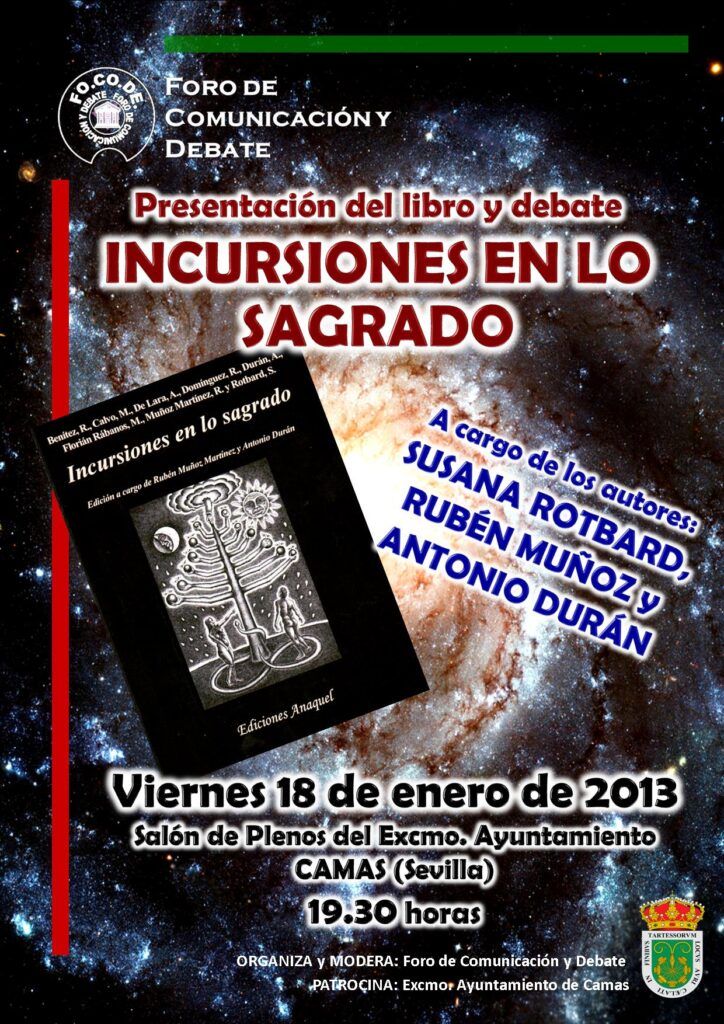 Presentación del libro “Incursiones en lo sagrado”