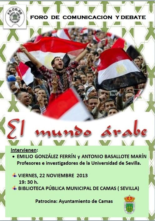 Cartel El problema del mundo árabe y sus implicaciones.