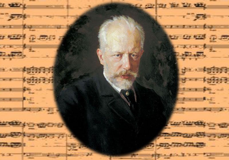 Cartel Montaje audiovisual P. I. Tchaikovsky. Ternura y tormento de un músico genial