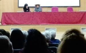 Crónica Cartel Estreno del documental Hija de la Laguna y Charla debate con Nélida Ayay