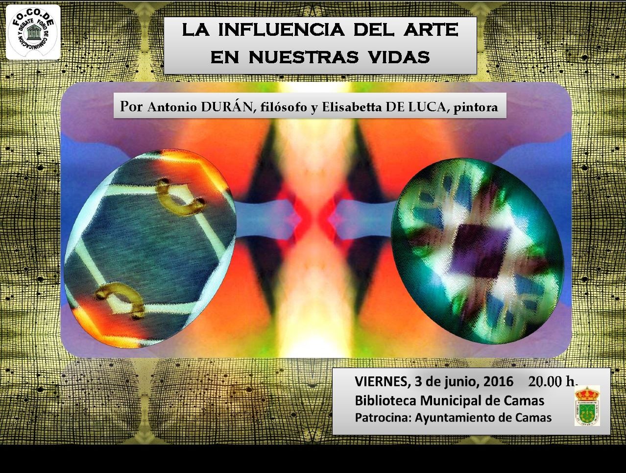 CARTEL INFLUENCIA DEL ARTE EN NUESTRAS VIDAS.06.03.2016