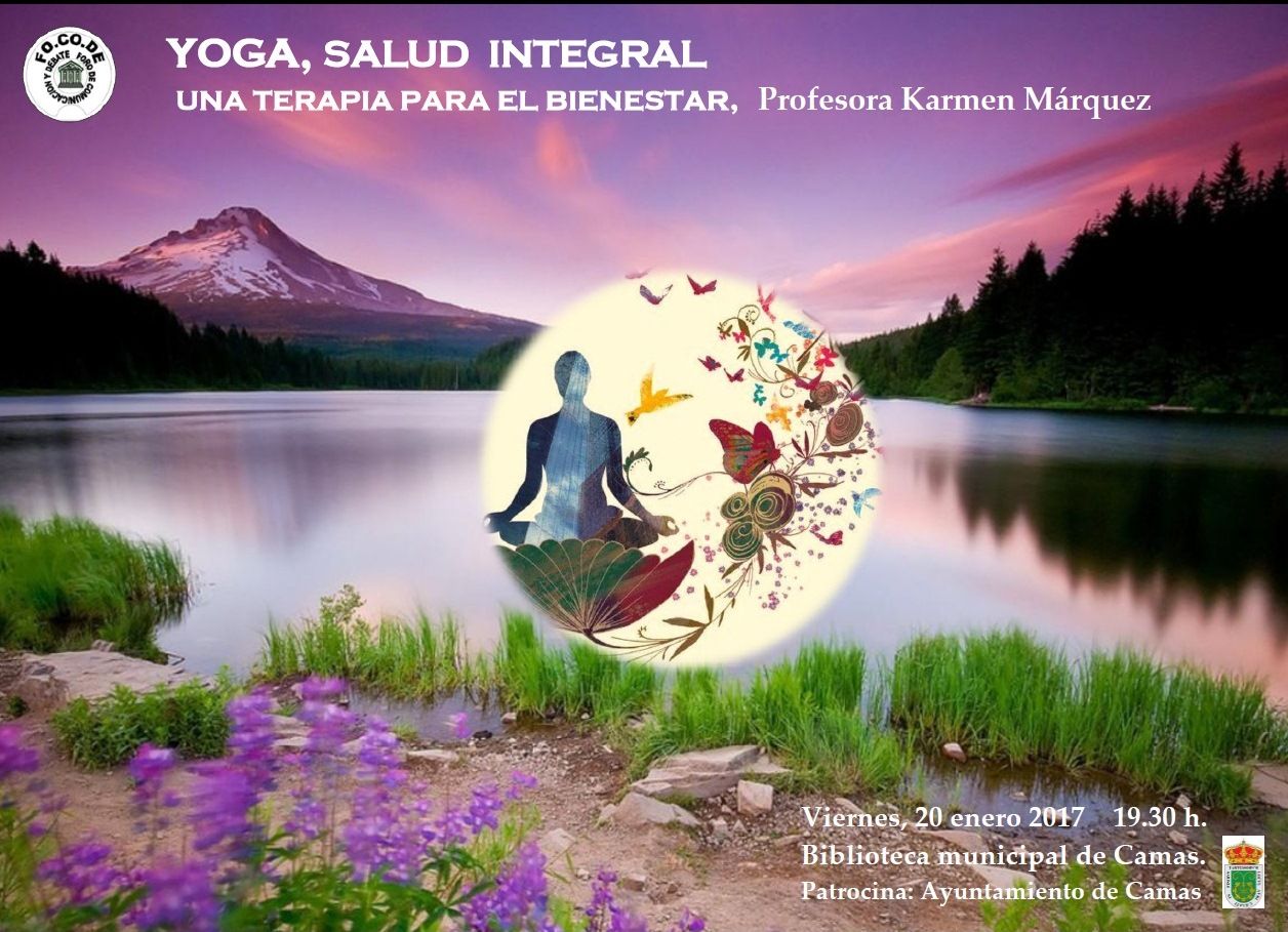 Cartel Yoga, Salud Integral. Una Terapia Complementaria Para El Bienestar