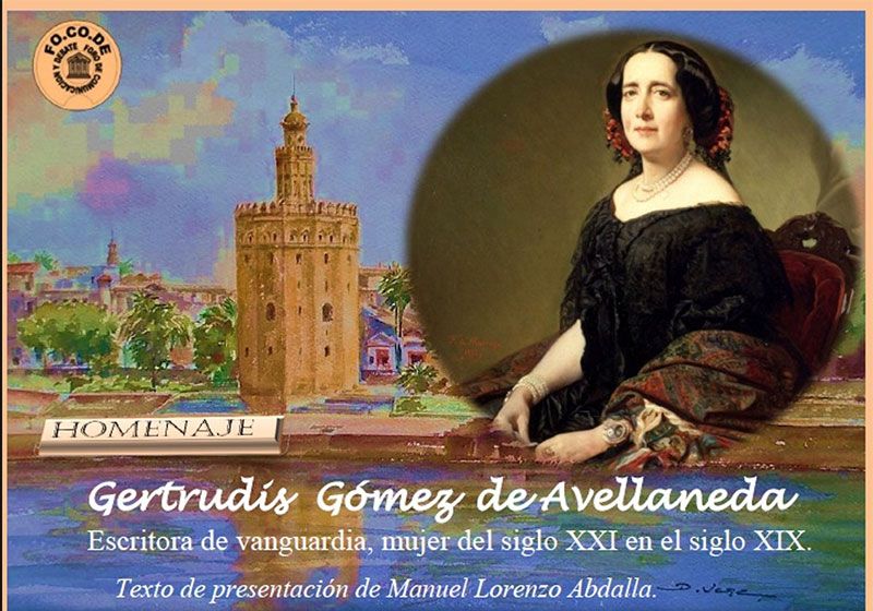 Cartel Homenaje a Gertrudis Gómez De Avellaneda