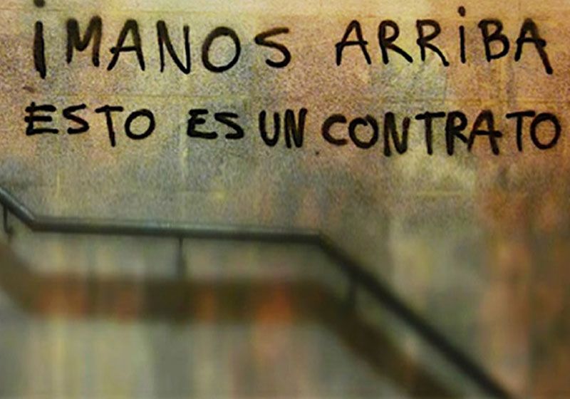Cartel Pobres Trabajos. La Distopía Del Siglo XXI