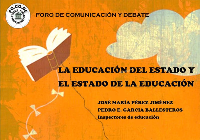 Cartel La Educación del Estado y el Estado de la Educación