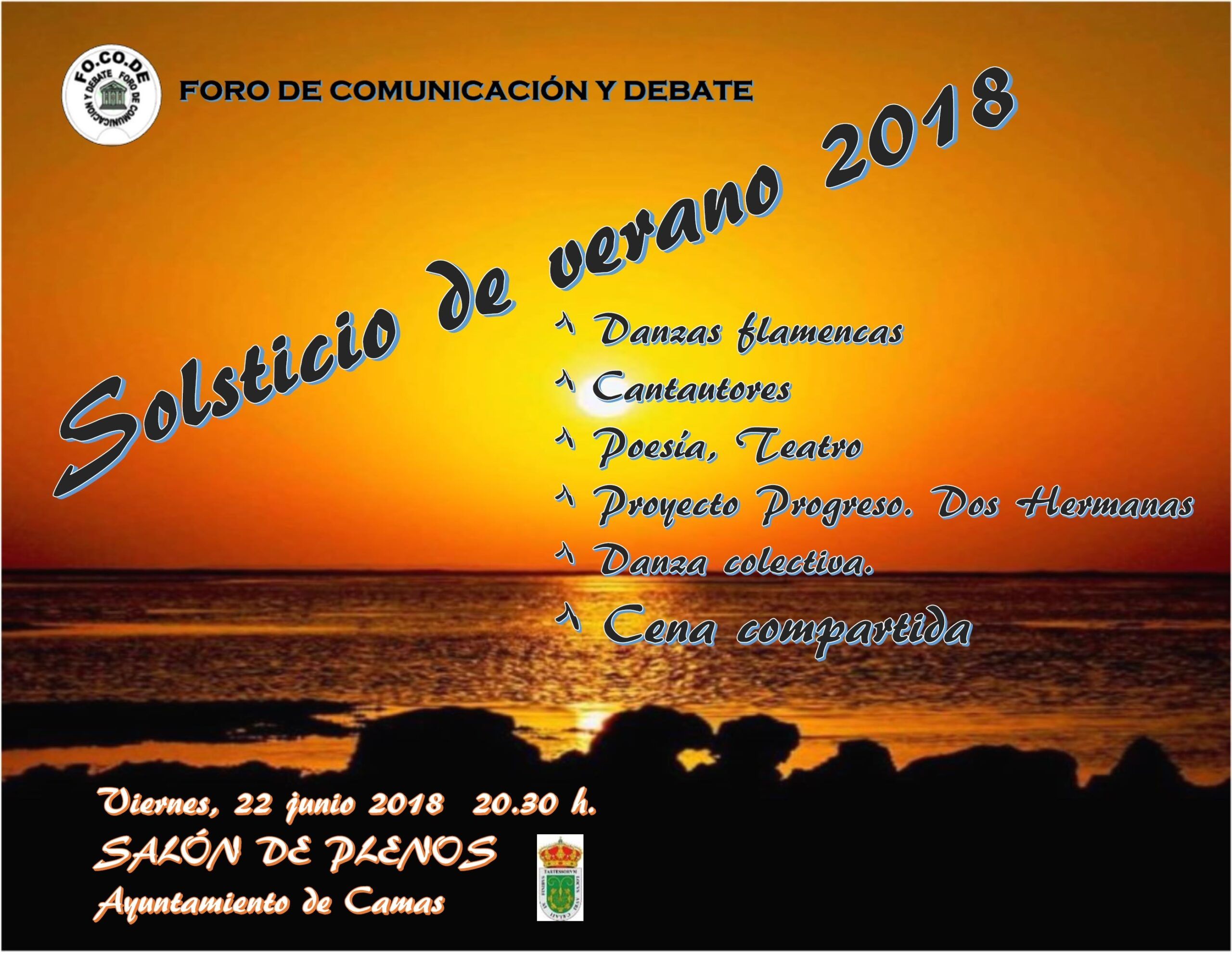 Cartel Solsticio de verano 2018