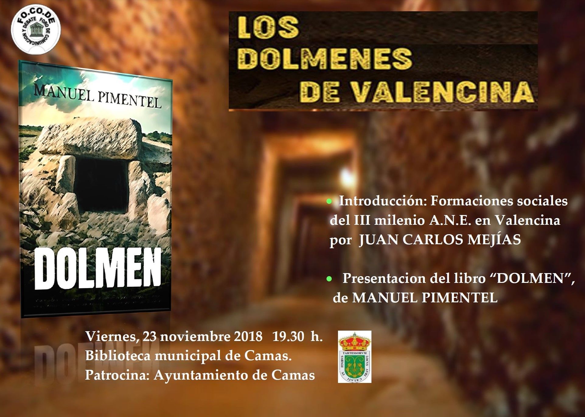 Cartel Investigaciones acerca de los “Dólmenes De Valencina”