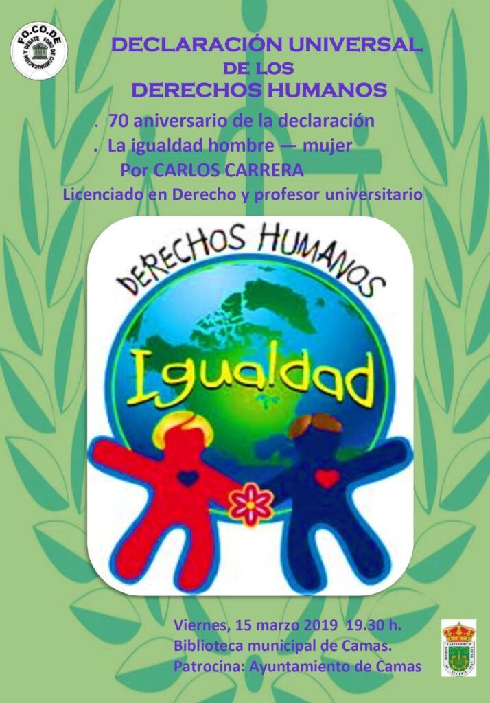 70 Aniversario de la Declaración de los Derechos Humanos.
