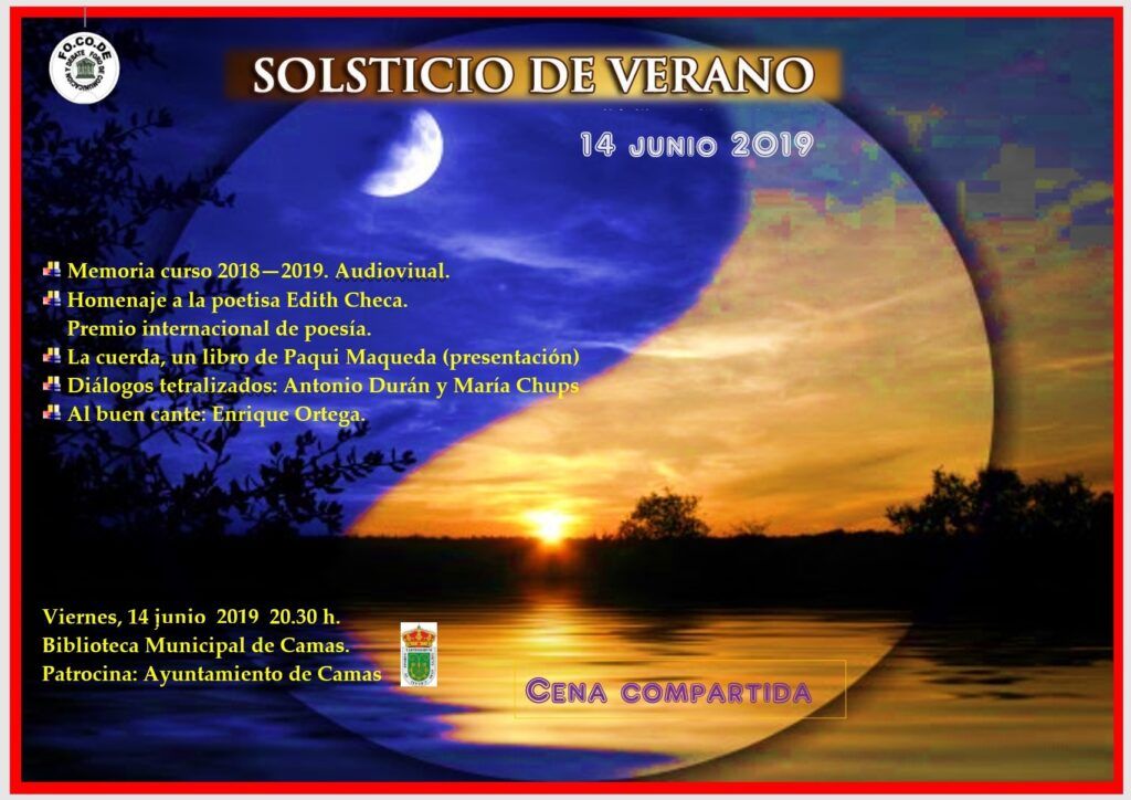 Cartel Solsticio de Verano 2019