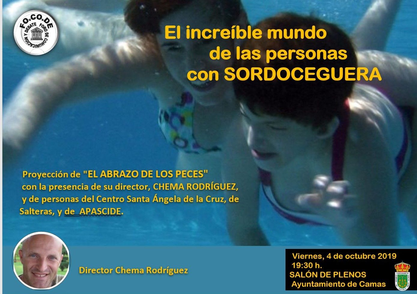 Cartel Jornada El Increíble Mundo de las Personas Sordociegas