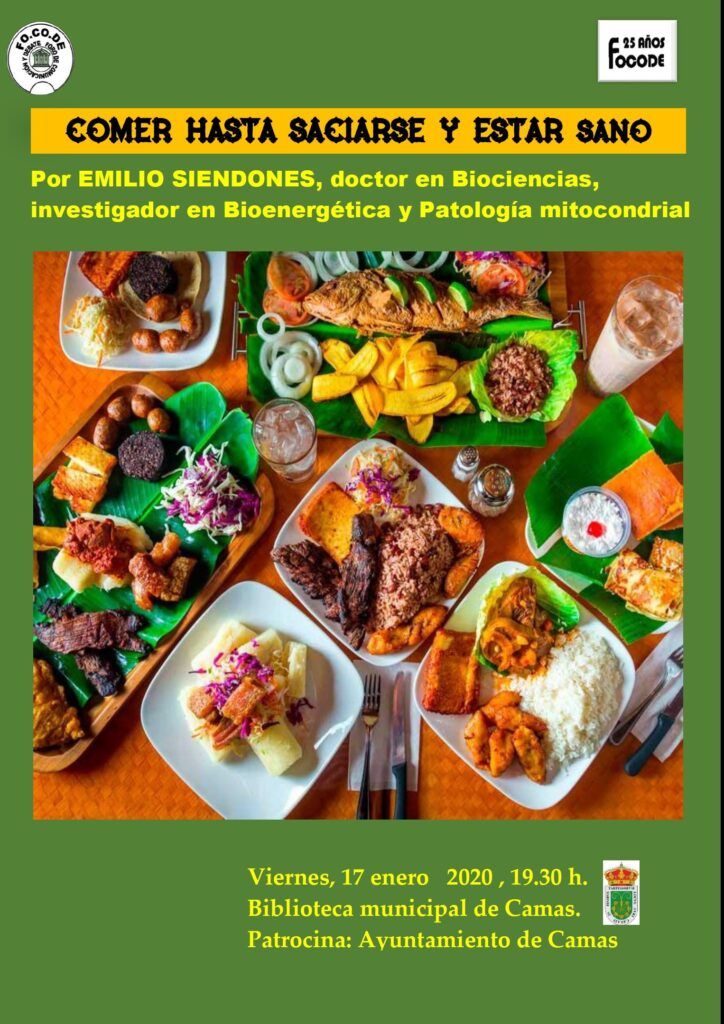 Cartel "Comer hasta saciarse y estar sano" Cartel "Comer hasta saciarse y estar sano"