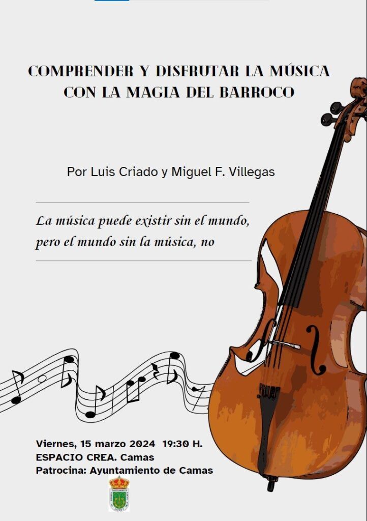 Cartel Comprender y Disfrutar la Música con la Magia del Barroco
