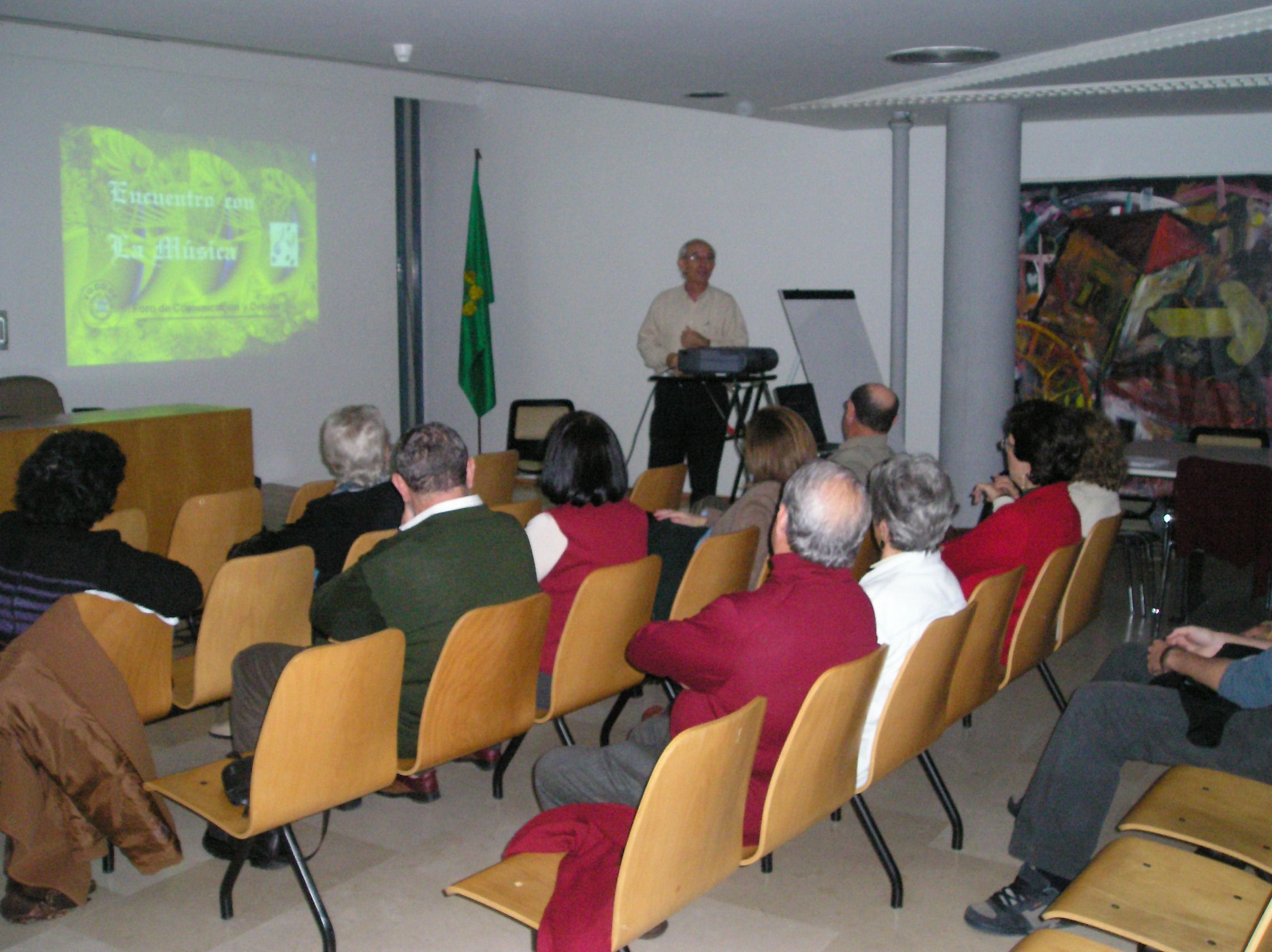 Encuentro con la música. Montaje audiovisual y audición de obras maestras.