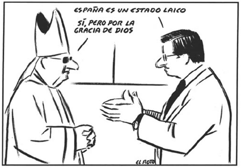 Cartel El laicismo y la laicidad y educación para la ciudadanía
