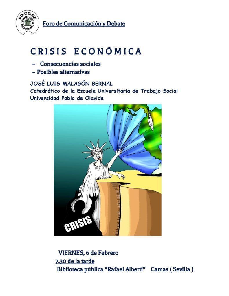 Cartel Crisis económica. Consecuencias sociales, posibles alternativas