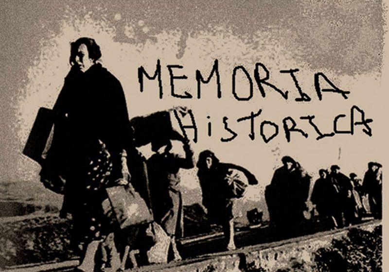 Cartel Recuperar la memoria histórica. Homenaje a la dignidad. 20 febrero