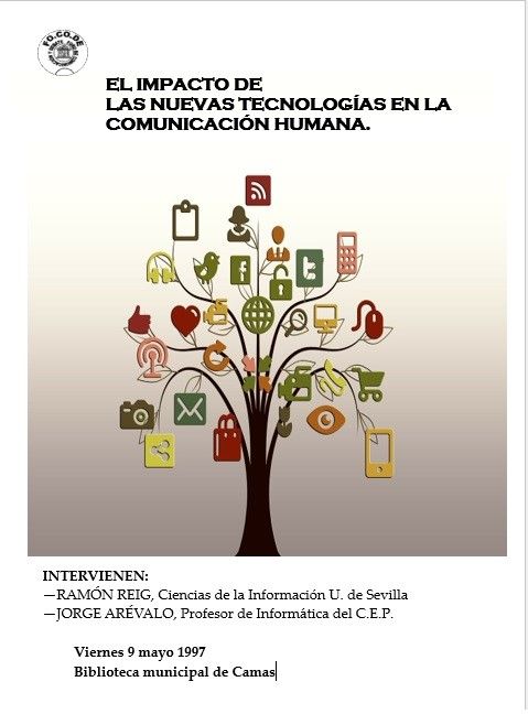 Cartel El impacto de la nueva tecnología en la comunicación humana