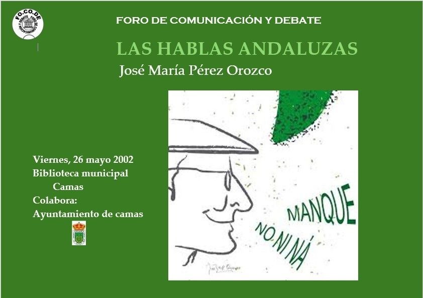 Cartel Las Hablas Andaluzas