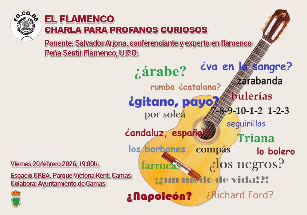 Cartel El flamenco para profanos curiosos